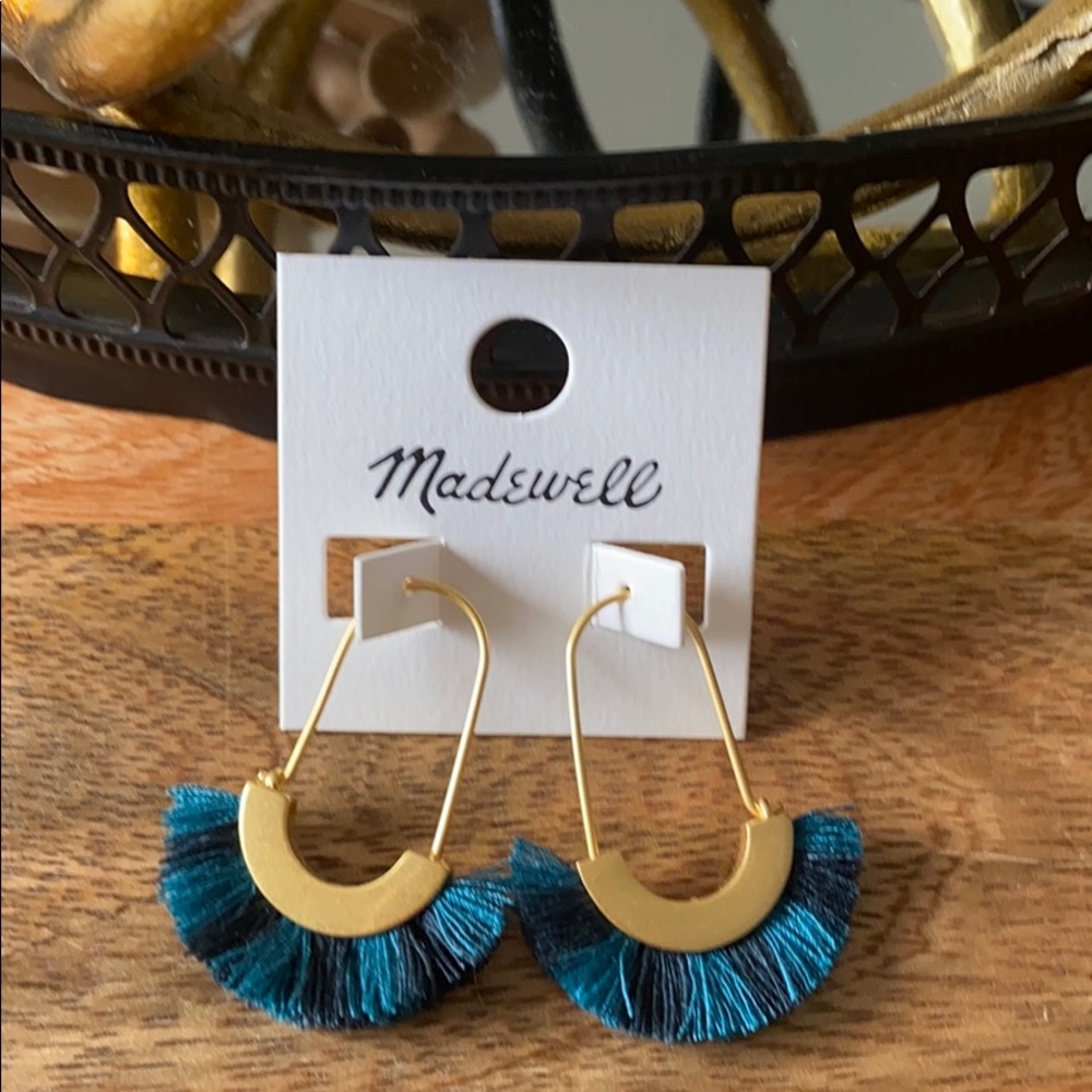 Madewell  Arc Wire Fringe Earrings